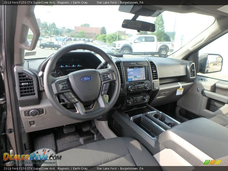 2019 Ford F150 STX SuperCrew 4x4 Magnetic / Earth Gray Photo #12