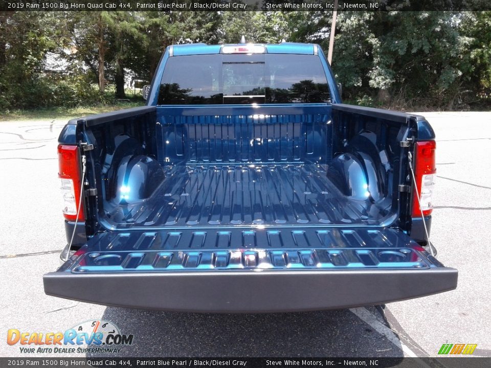 2019 Ram 1500 Big Horn Quad Cab 4x4 Patriot Blue Pearl / Black/Diesel Gray Photo #12