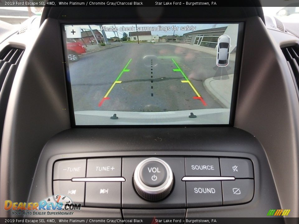 2019 Ford Escape SEL 4WD White Platinum / Chromite Gray/Charcoal Black Photo #18
