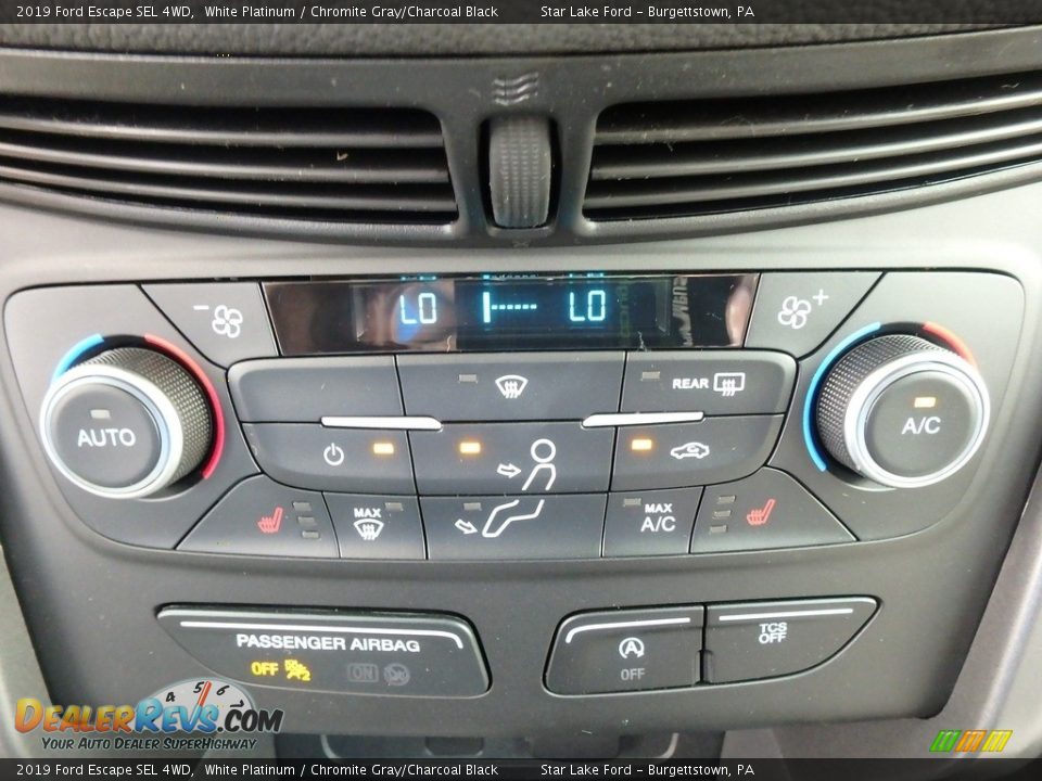 2019 Ford Escape SEL 4WD White Platinum / Chromite Gray/Charcoal Black Photo #20