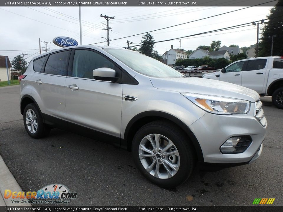 2019 Ford Escape SE 4WD Ingot Silver / Chromite Gray/Charcoal Black Photo #3