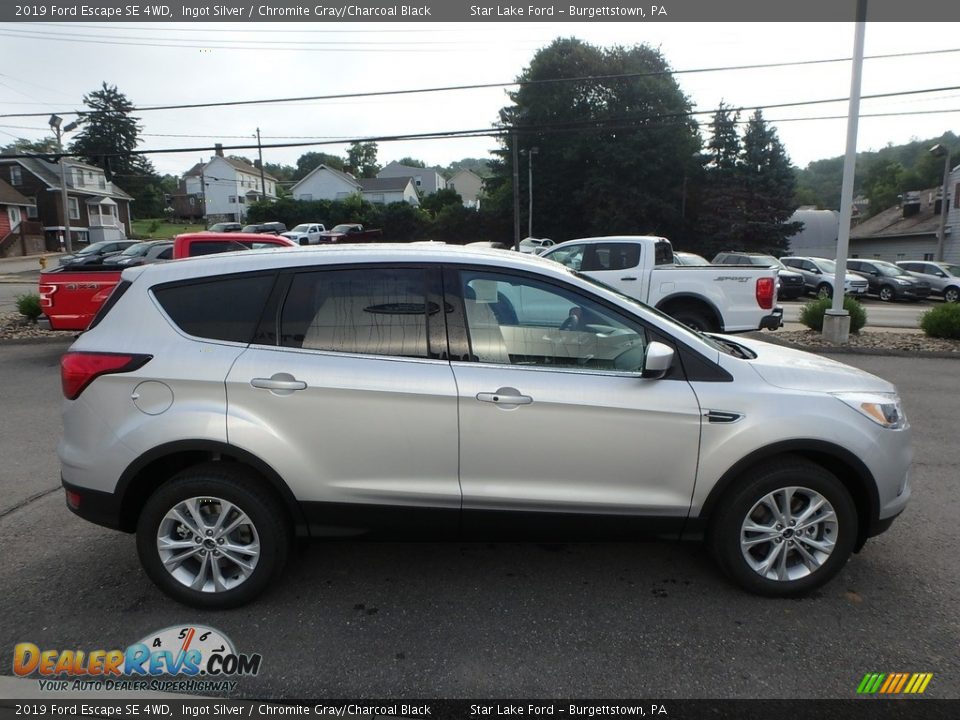 2019 Ford Escape SE 4WD Ingot Silver / Chromite Gray/Charcoal Black Photo #4