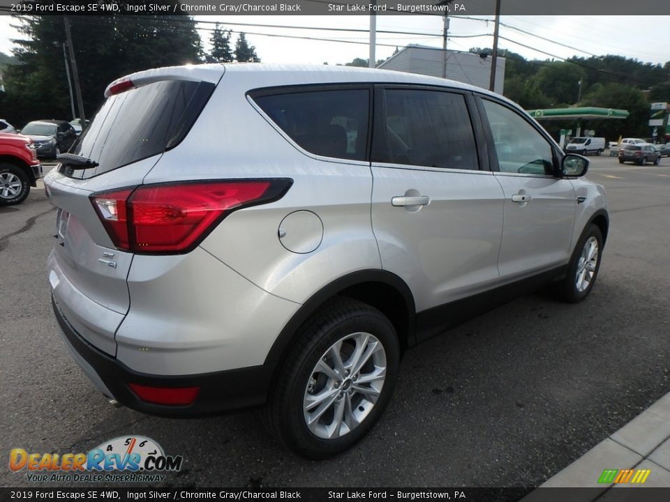 2019 Ford Escape SE 4WD Ingot Silver / Chromite Gray/Charcoal Black Photo #5
