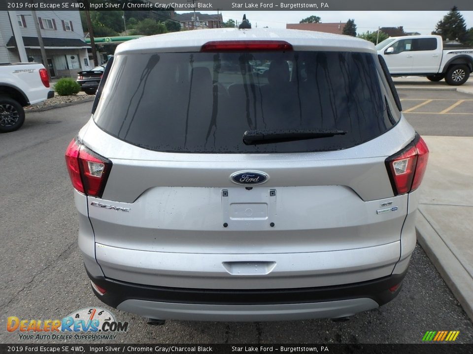 2019 Ford Escape SE 4WD Ingot Silver / Chromite Gray/Charcoal Black Photo #6
