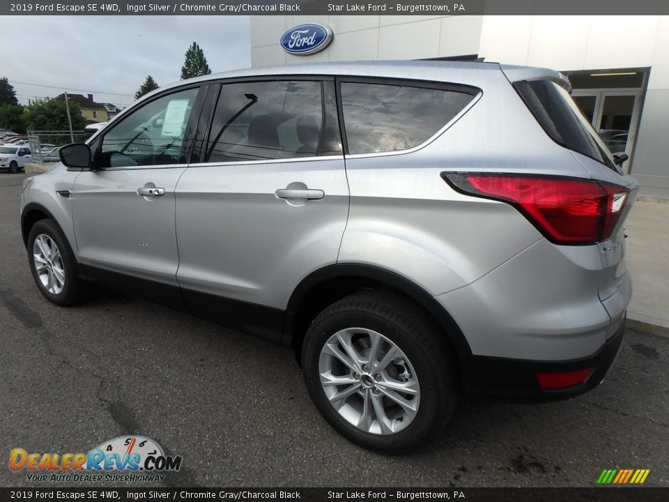 2019 Ford Escape SE 4WD Ingot Silver / Chromite Gray/Charcoal Black Photo #8