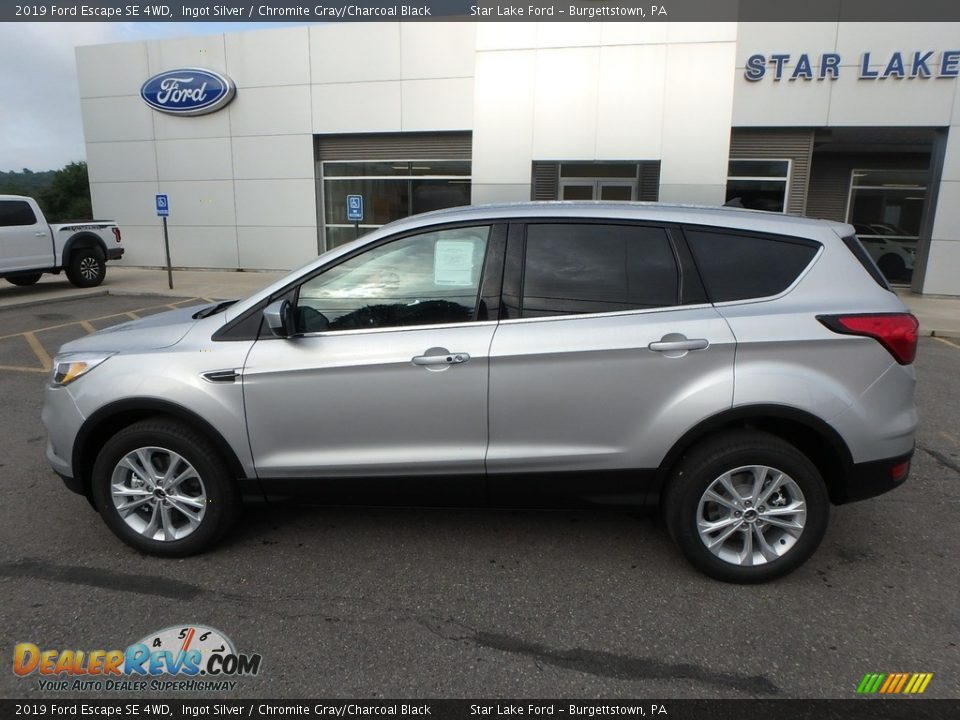 2019 Ford Escape SE 4WD Ingot Silver / Chromite Gray/Charcoal Black Photo #9