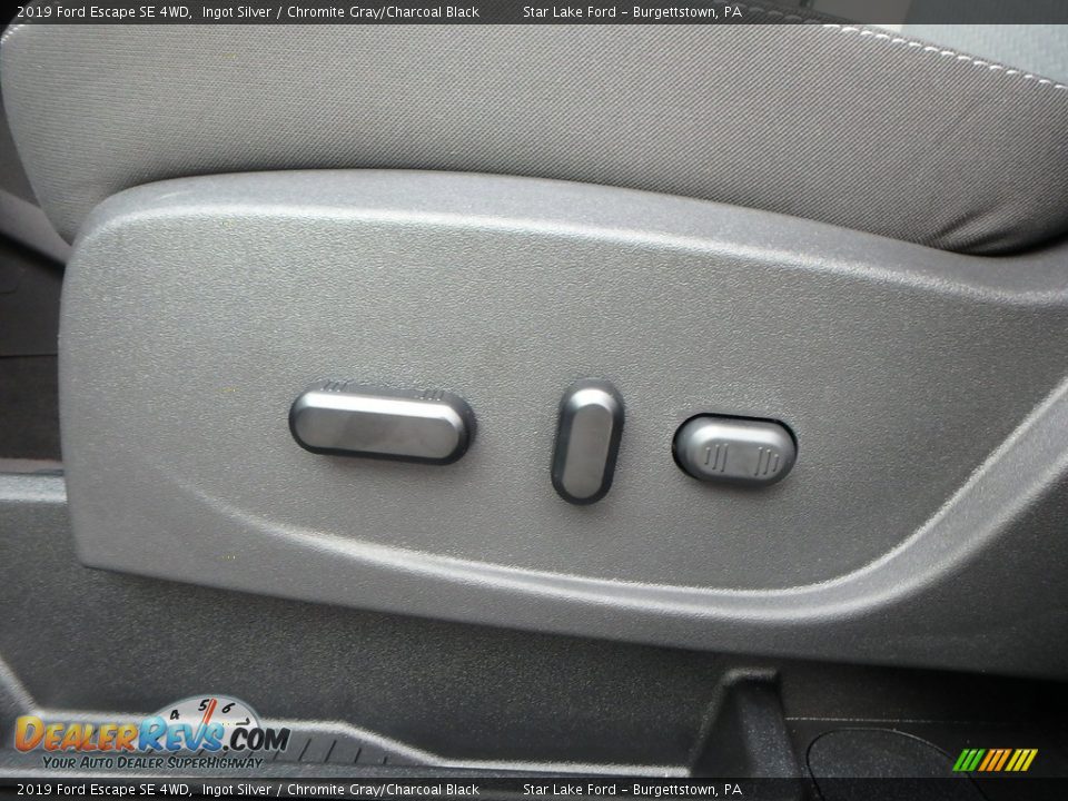 2019 Ford Escape SE 4WD Ingot Silver / Chromite Gray/Charcoal Black Photo #11