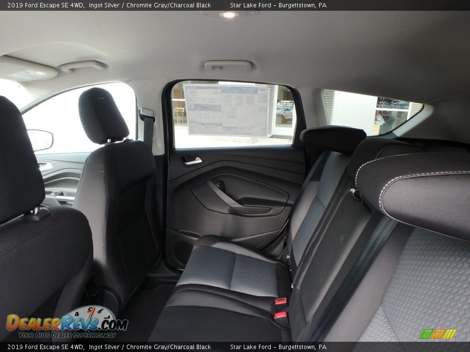 2019 Ford Escape SE 4WD Ingot Silver / Chromite Gray/Charcoal Black Photo #13