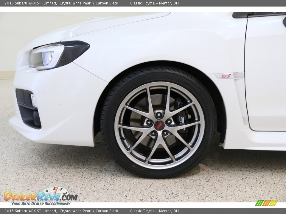 2015 Subaru WRX STI Limited Crystal White Pearl / Carbon Black Photo #27