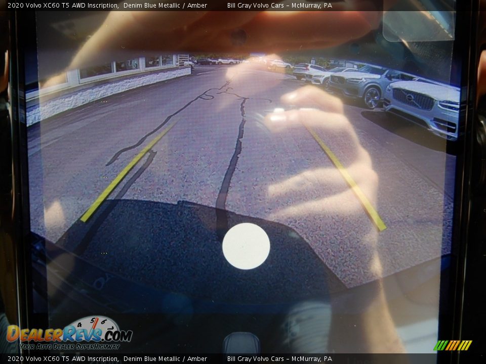 2020 Volvo XC60 T5 AWD Inscription Denim Blue Metallic / Amber Photo #14
