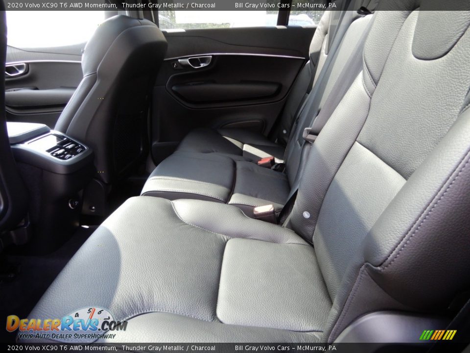 2020 Volvo XC90 T6 AWD Momentum Thunder Gray Metallic / Charcoal Photo #8