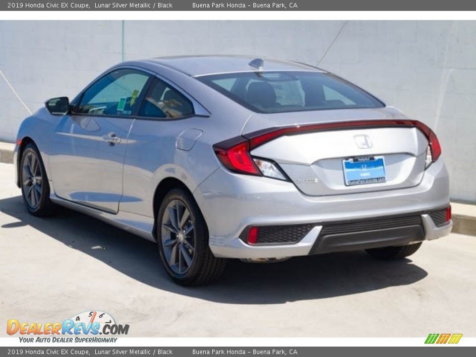 2019 Honda Civic EX Coupe Lunar Silver Metallic / Black Photo #2