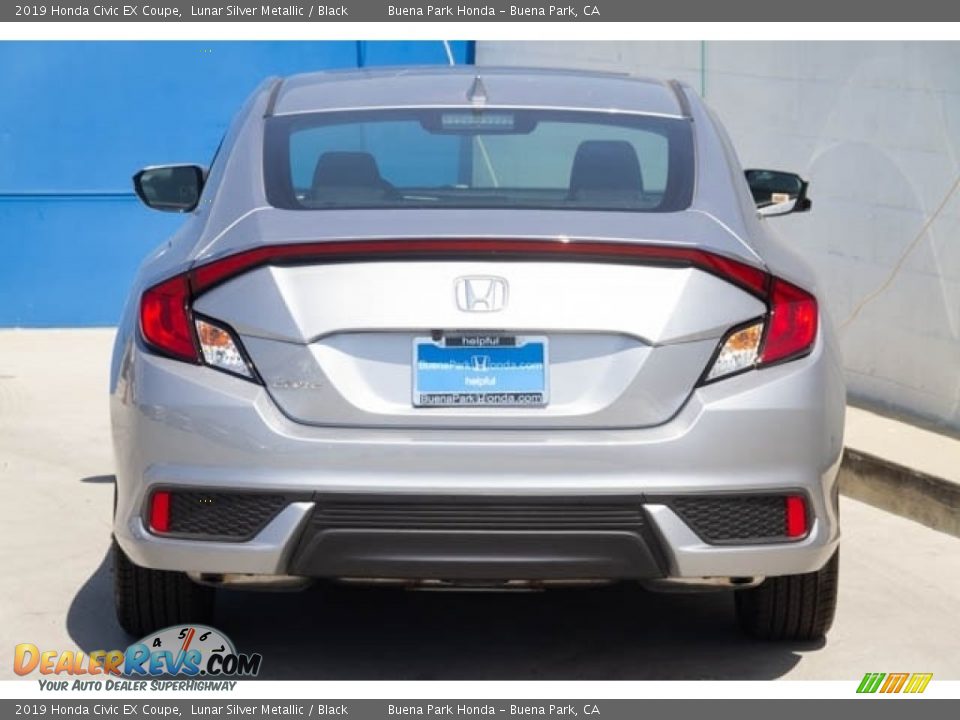 2019 Honda Civic EX Coupe Lunar Silver Metallic / Black Photo #5
