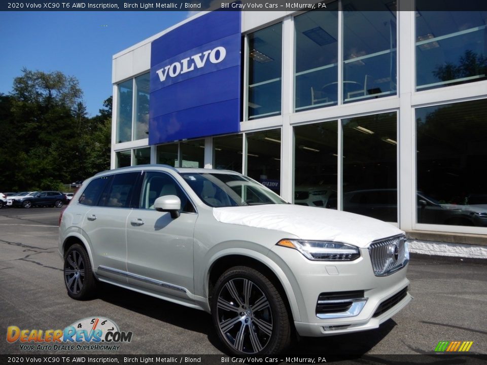 2020 Volvo XC90 T6 AWD Inscription Birch Light Metallic / Blond Photo #1