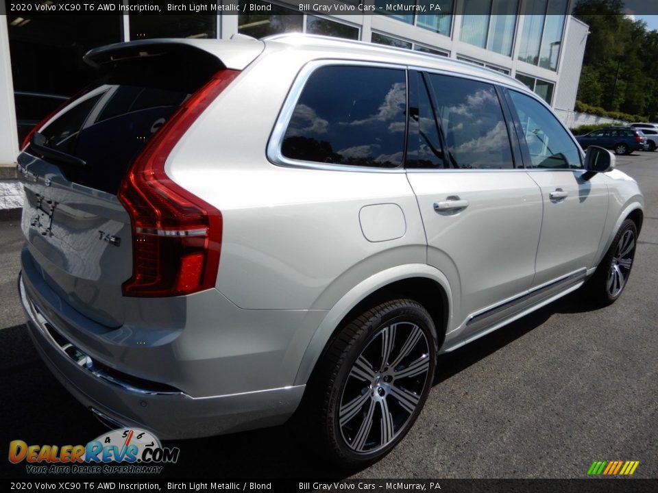 2020 Volvo XC90 T6 AWD Inscription Birch Light Metallic / Blond Photo #2