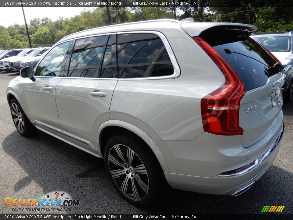 2020 Volvo XC90 T6 AWD Inscription Birch Light Metallic / Blond Photo #4