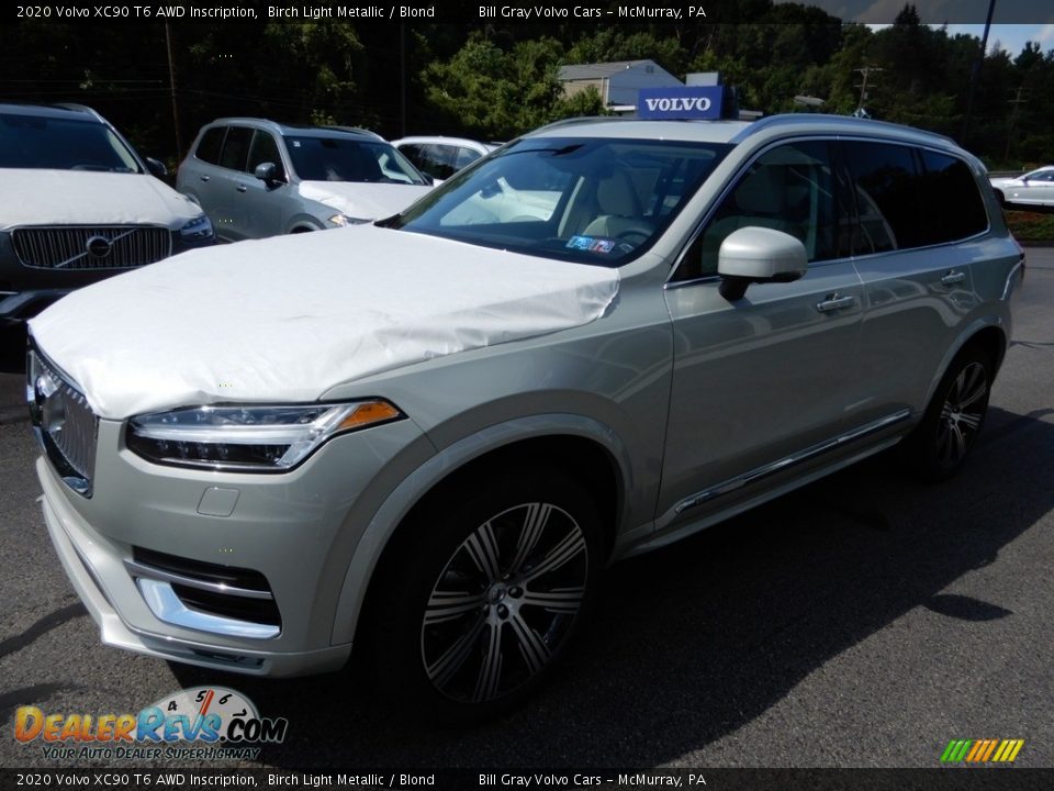 2020 Volvo XC90 T6 AWD Inscription Birch Light Metallic / Blond Photo #5