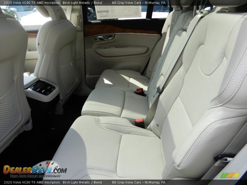 2020 Volvo XC90 T6 AWD Inscription Birch Light Metallic / Blond Photo #8