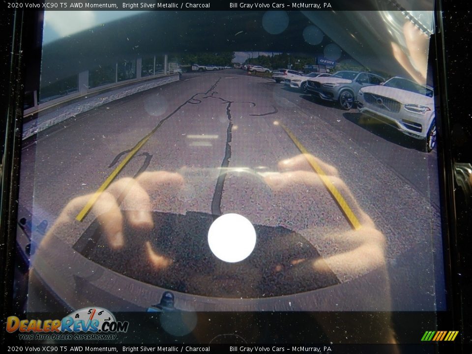 2020 Volvo XC90 T5 AWD Momentum Bright Silver Metallic / Charcoal Photo #14