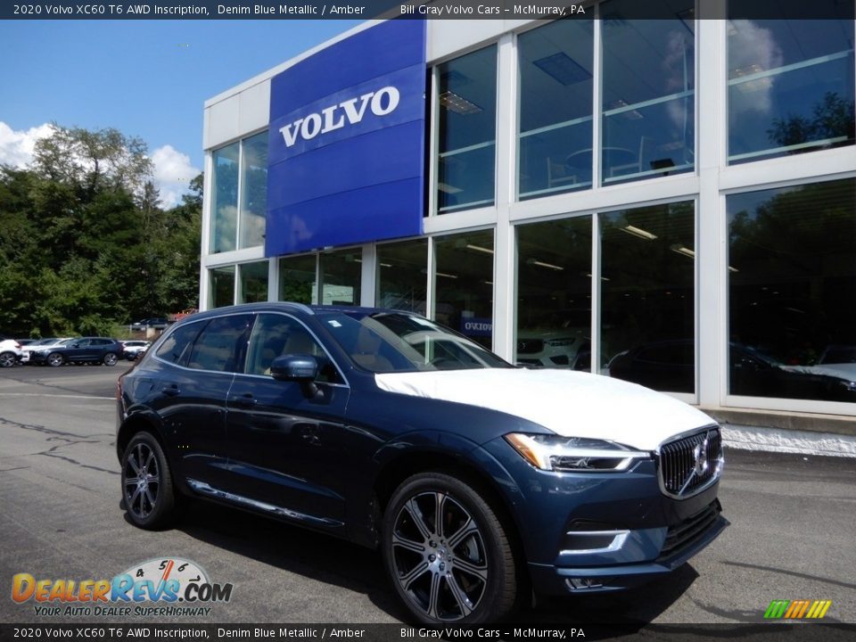 Front 3/4 View of 2020 Volvo XC60 T6 AWD Inscription Photo #1