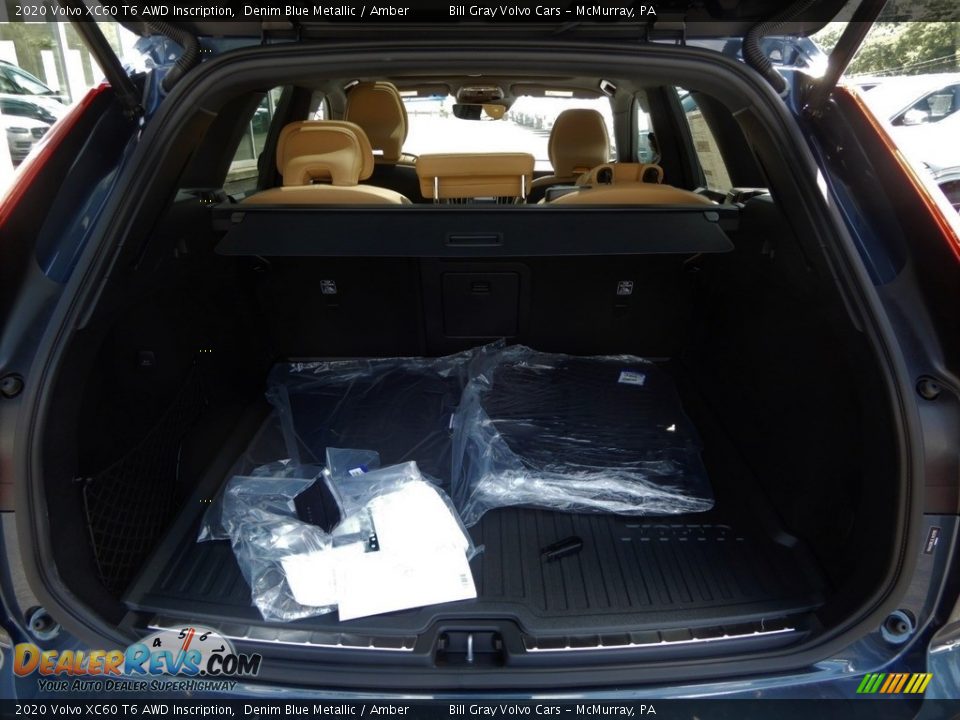 2020 Volvo XC60 T6 AWD Inscription Denim Blue Metallic / Amber Photo #3
