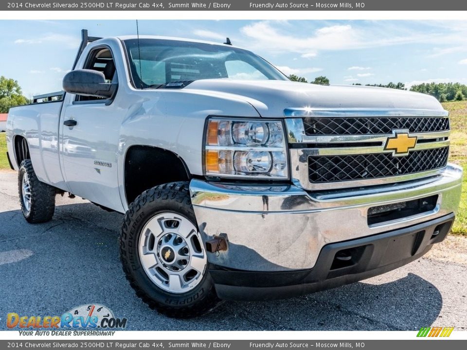 2014 Chevrolet Silverado 2500HD LT Regular Cab 4x4 Summit White / Ebony Photo #1