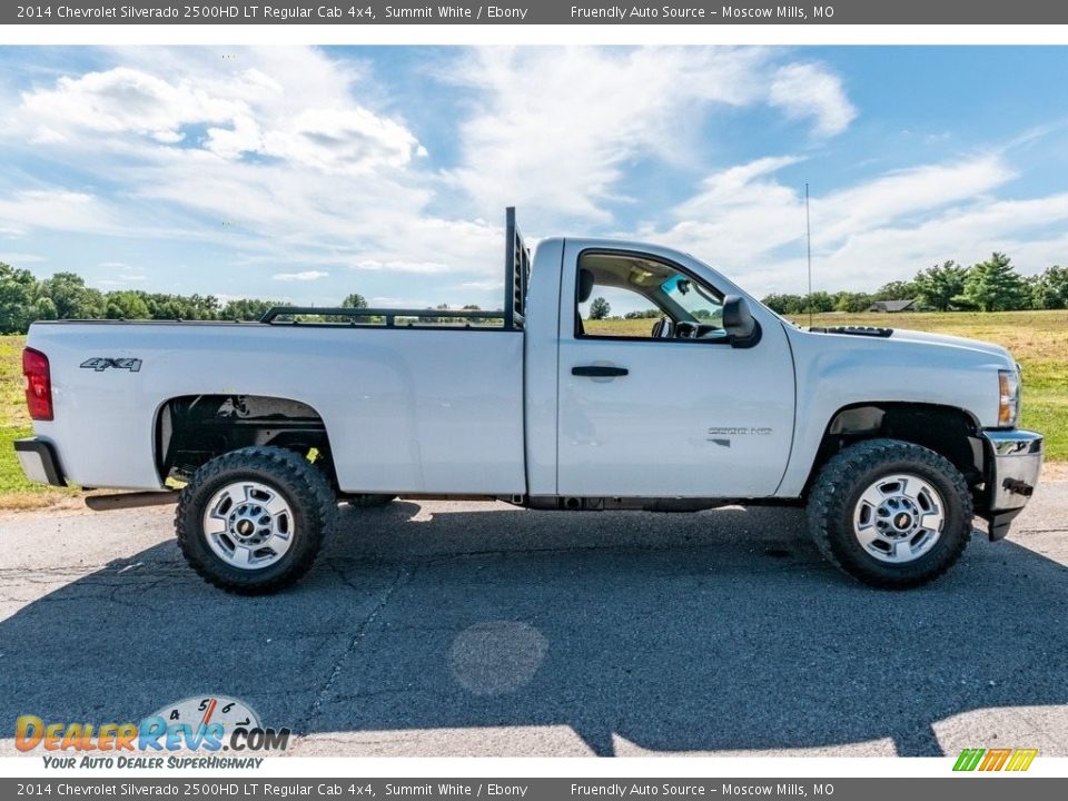 2014 Chevrolet Silverado 2500HD LT Regular Cab 4x4 Summit White / Ebony Photo #2