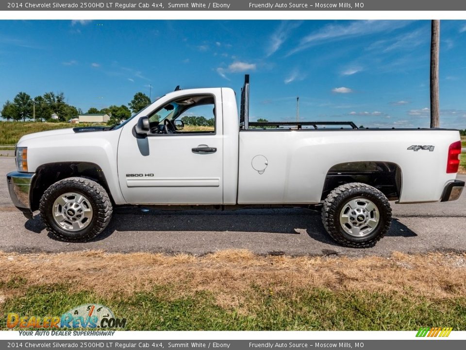 2014 Chevrolet Silverado 2500HD LT Regular Cab 4x4 Summit White / Ebony Photo #3