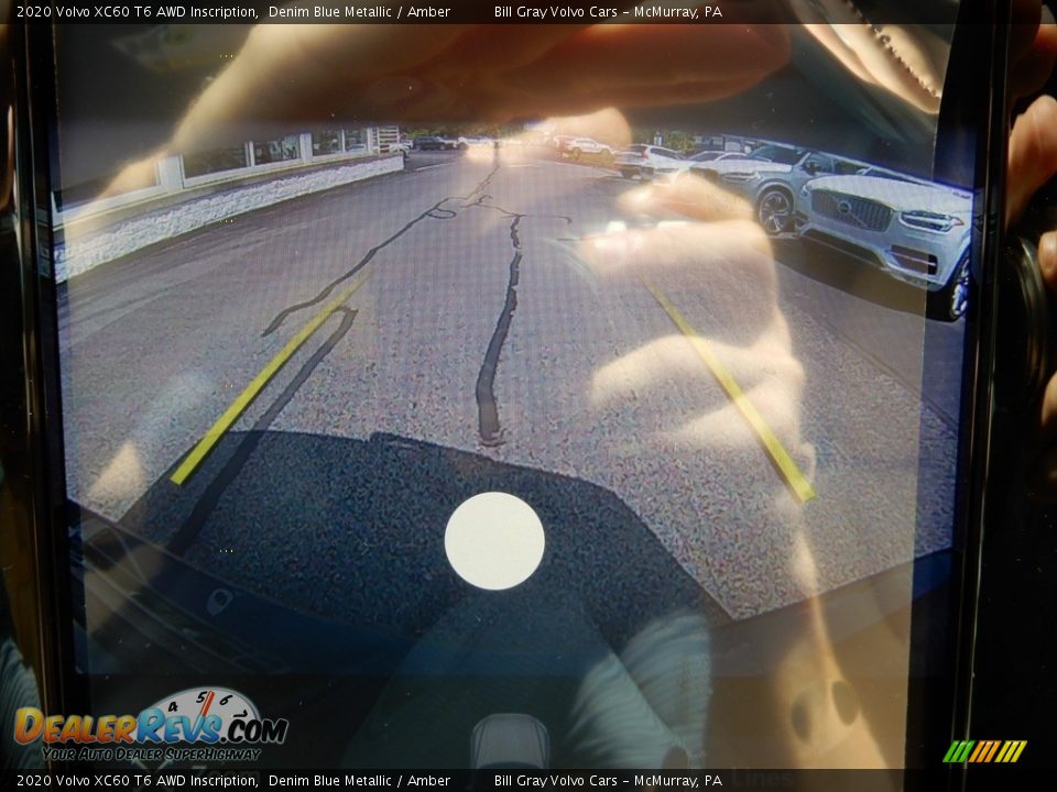 2020 Volvo XC60 T6 AWD Inscription Denim Blue Metallic / Amber Photo #14