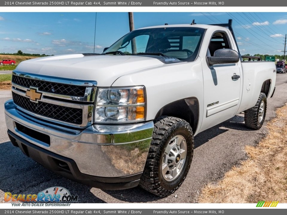 2014 Chevrolet Silverado 2500HD LT Regular Cab 4x4 Summit White / Ebony Photo #8