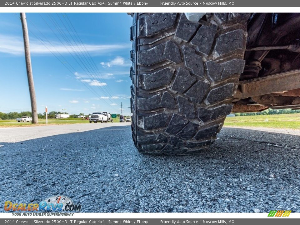 2014 Chevrolet Silverado 2500HD LT Regular Cab 4x4 Summit White / Ebony Photo #10