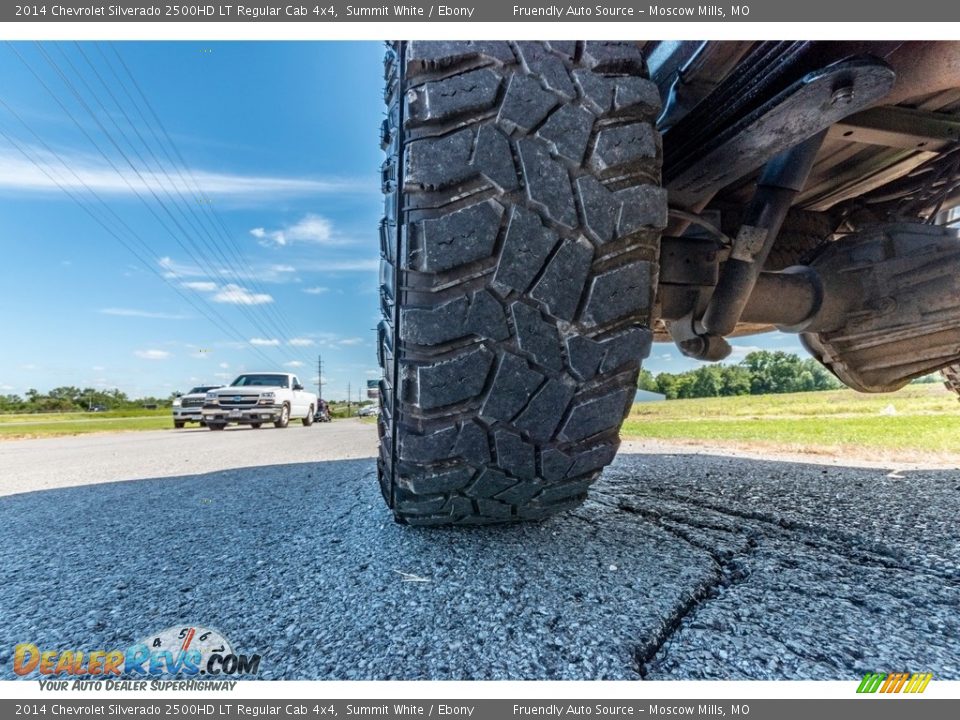 2014 Chevrolet Silverado 2500HD LT Regular Cab 4x4 Summit White / Ebony Photo #11