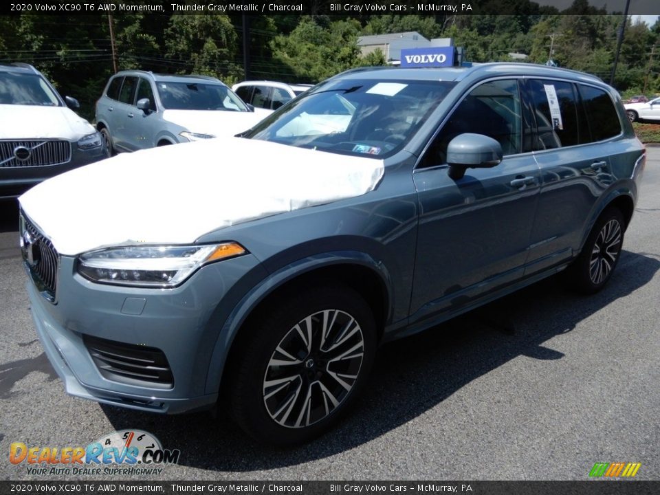 Thunder Gray Metallic 2020 Volvo XC90 T6 AWD Momentum Photo #5