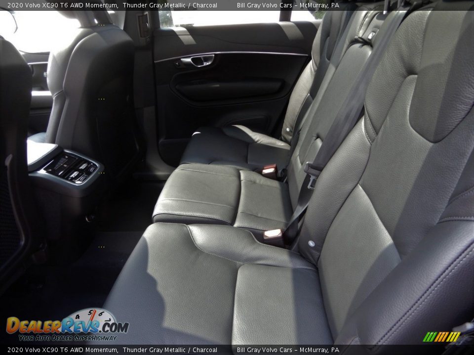 Rear Seat of 2020 Volvo XC90 T6 AWD Momentum Photo #8