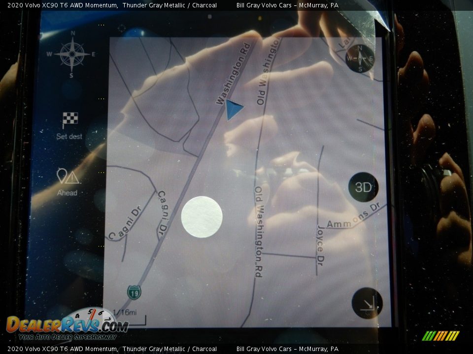 Navigation of 2020 Volvo XC90 T6 AWD Momentum Photo #13