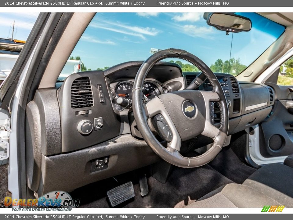 2014 Chevrolet Silverado 2500HD LT Regular Cab 4x4 Summit White / Ebony Photo #19