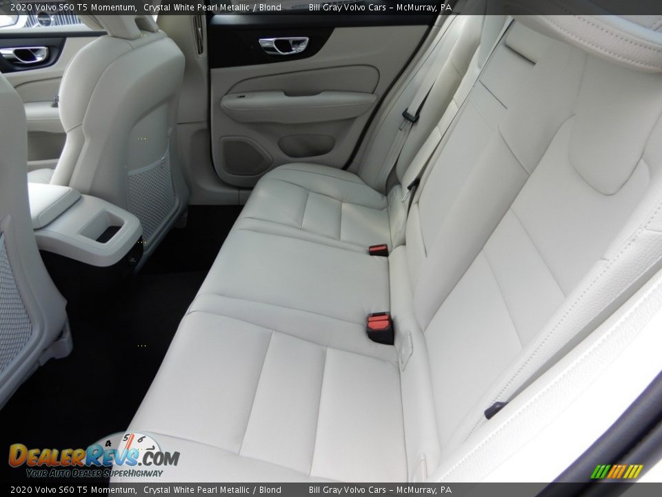 Rear Seat of 2020 Volvo S60 T5 Momentum Photo #8