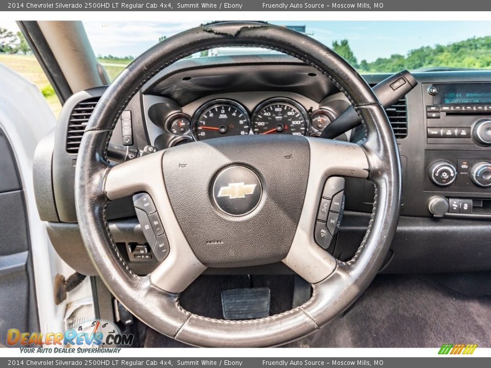 2014 Chevrolet Silverado 2500HD LT Regular Cab 4x4 Summit White / Ebony Photo #28