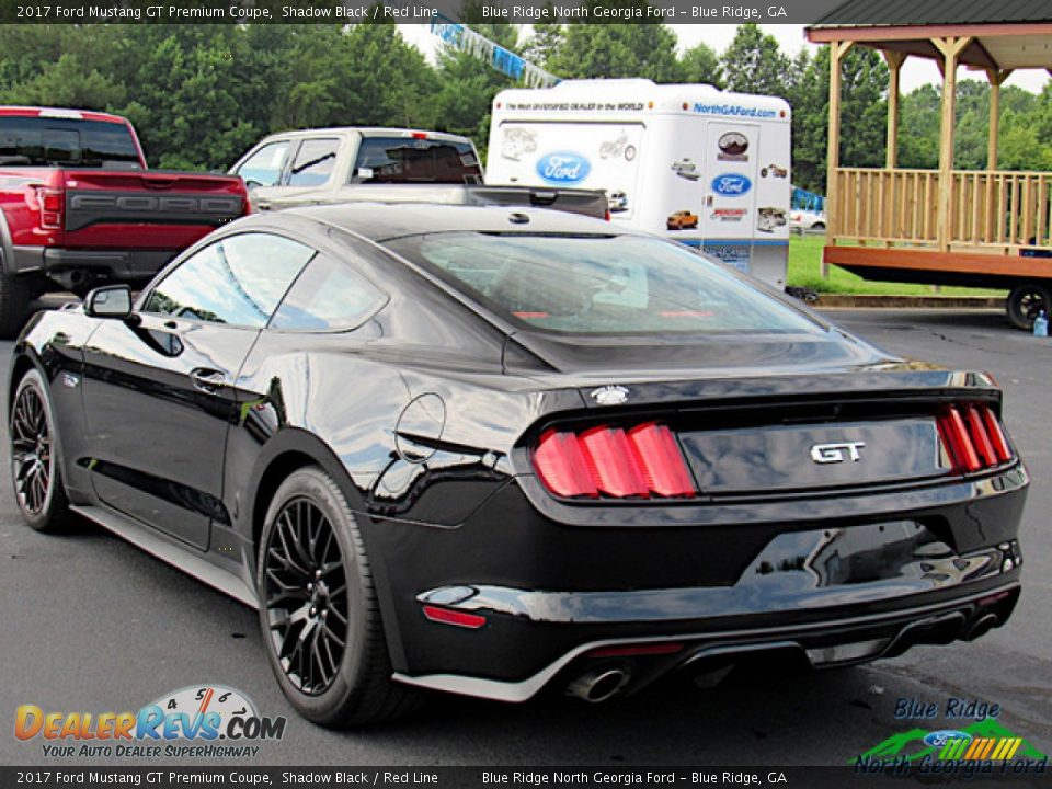 2017 Ford Mustang GT Premium Coupe Shadow Black / Red Line Photo #3