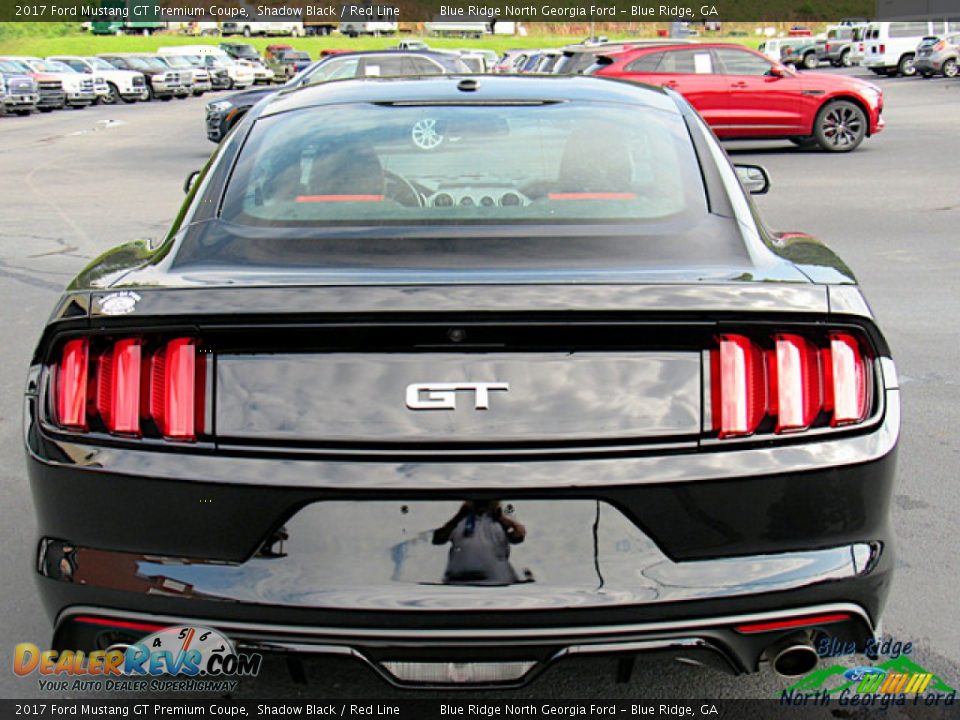 2017 Ford Mustang GT Premium Coupe Shadow Black / Red Line Photo #4