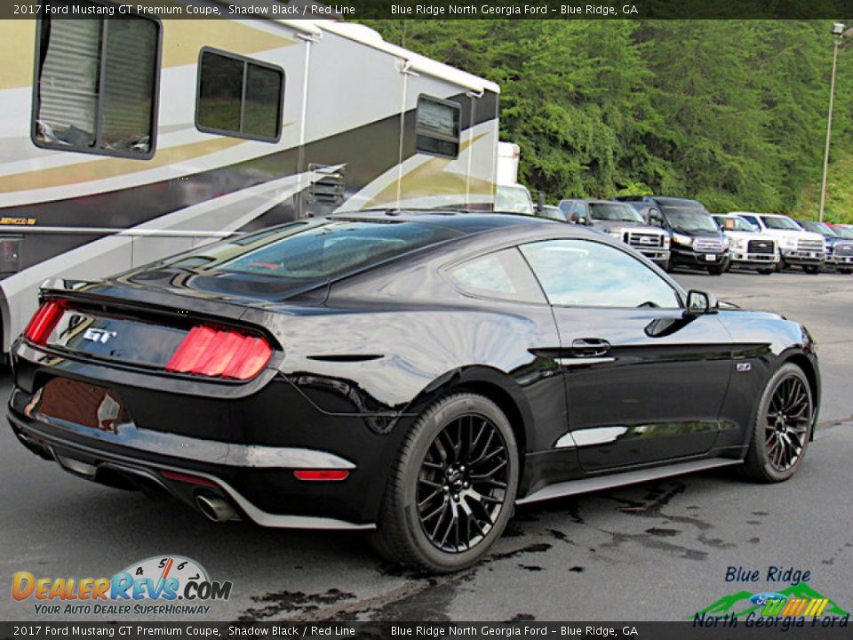 2017 Ford Mustang GT Premium Coupe Shadow Black / Red Line Photo #5