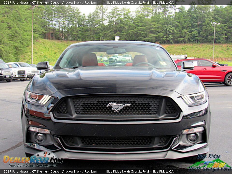 2017 Ford Mustang GT Premium Coupe Shadow Black / Red Line Photo #8
