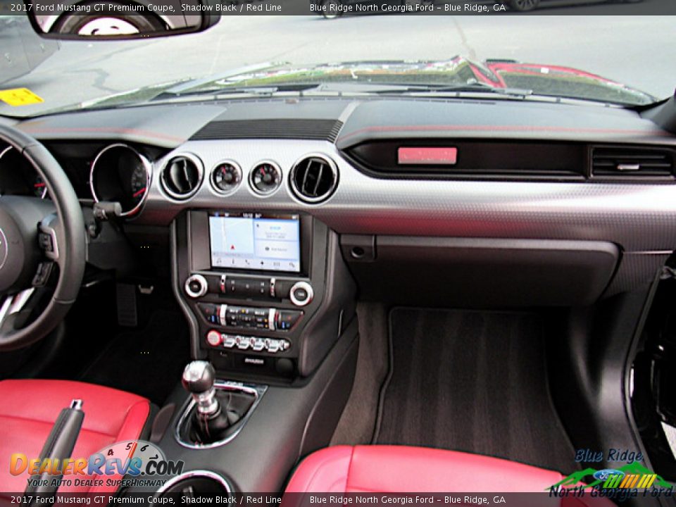 2017 Ford Mustang GT Premium Coupe Shadow Black / Red Line Photo #15