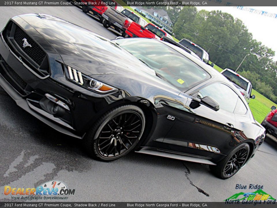 2017 Ford Mustang GT Premium Coupe Shadow Black / Red Line Photo #29