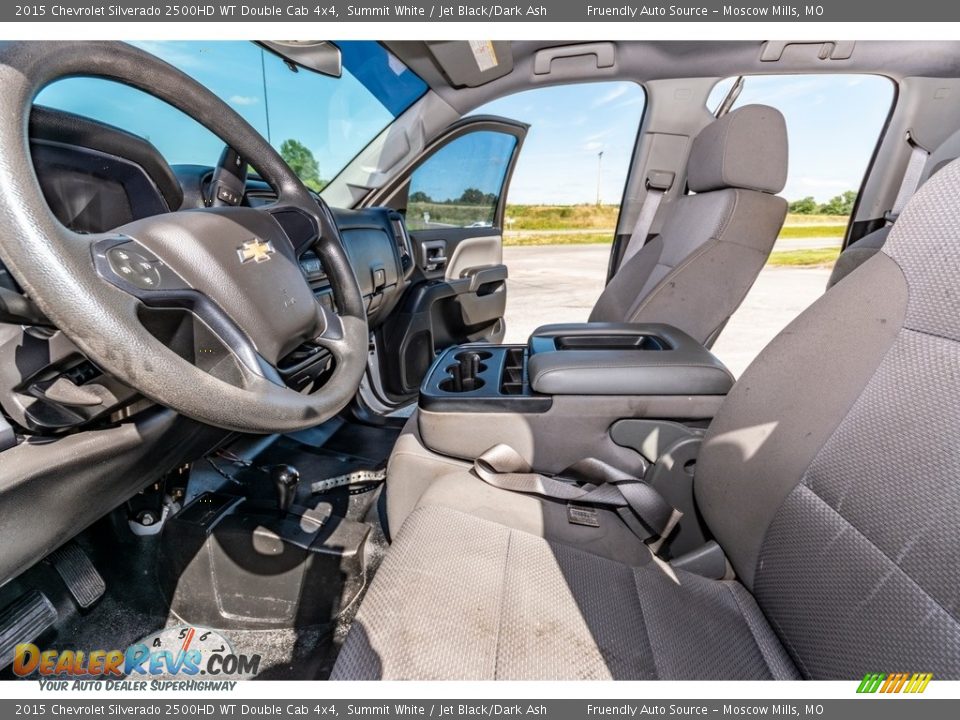 2015 Chevrolet Silverado 2500HD WT Double Cab 4x4 Summit White / Jet Black/Dark Ash Photo #19