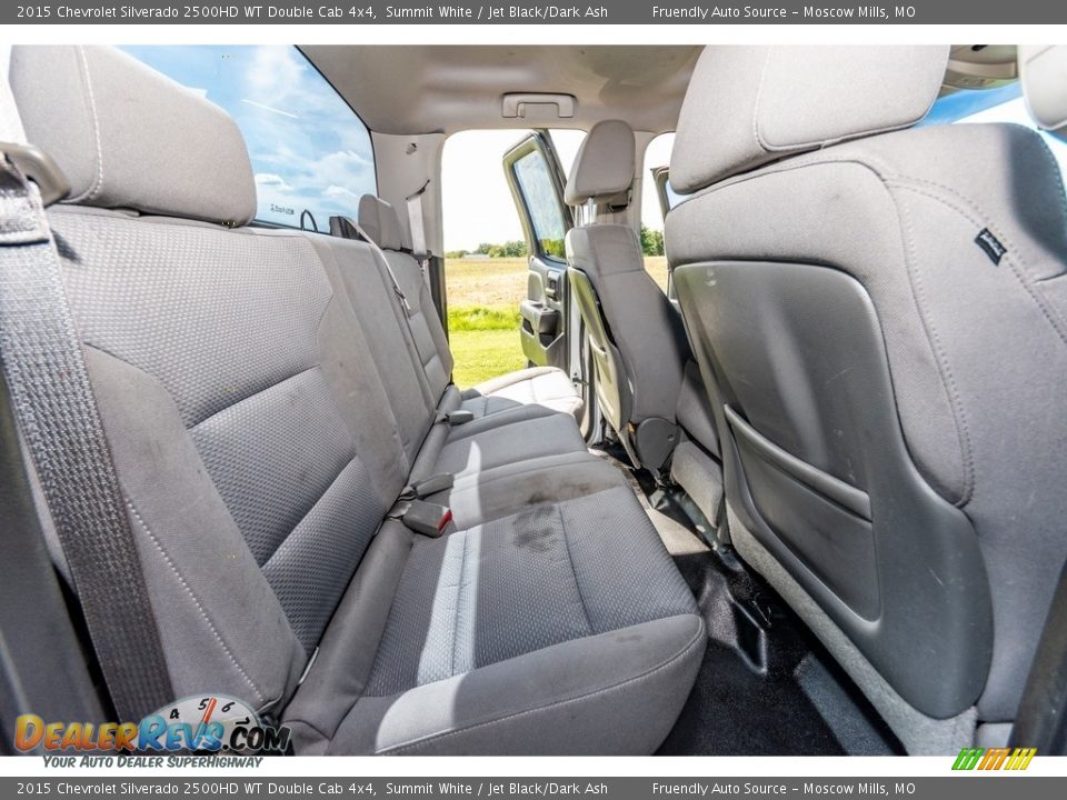 2015 Chevrolet Silverado 2500HD WT Double Cab 4x4 Summit White / Jet Black/Dark Ash Photo #26