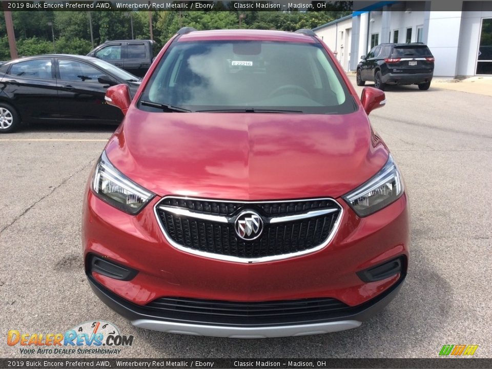 2019 Buick Encore Preferred AWD Winterberry Red Metallic / Ebony Photo #4