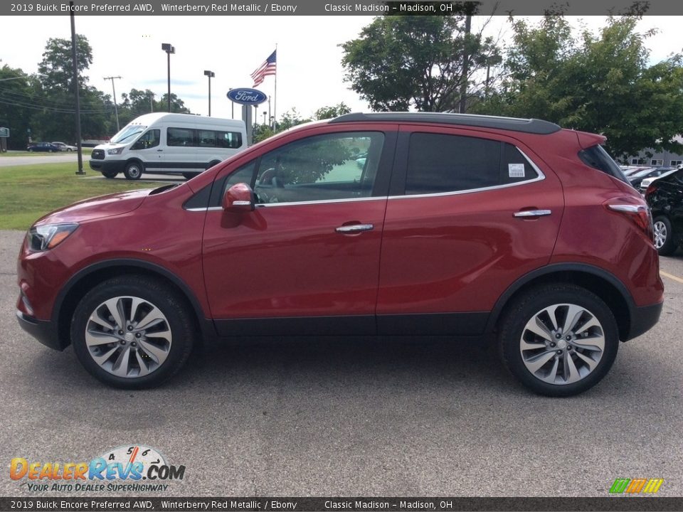 2019 Buick Encore Preferred AWD Winterberry Red Metallic / Ebony Photo #6