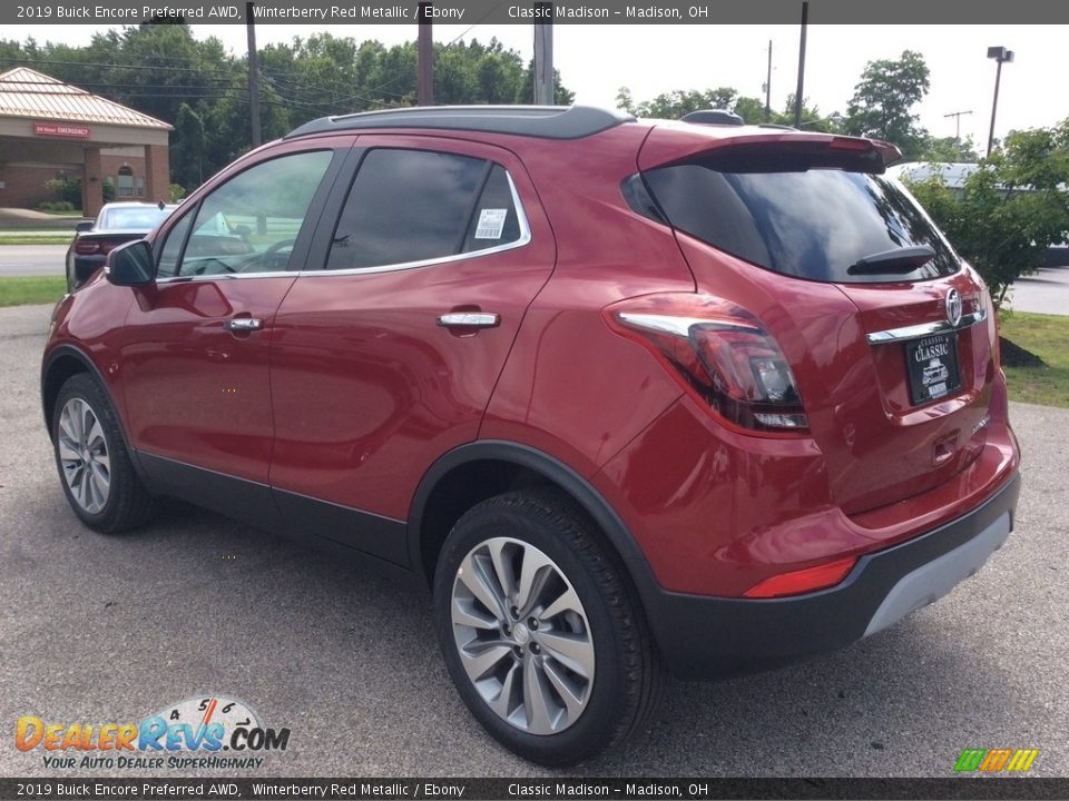 2019 Buick Encore Preferred AWD Winterberry Red Metallic / Ebony Photo #7
