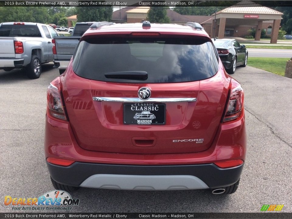 2019 Buick Encore Preferred AWD Winterberry Red Metallic / Ebony Photo #8